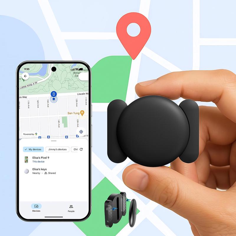 GPS-Tracker für Autos – wetterfestes Magnetgehäuse, keine monatlichen Gebühren – Cilifer® Global Coverage Locator, kompatibel mit Apple FindMe (iOS) und Android, austauschbarer Akku🕵🏻‍♀️🔎M1