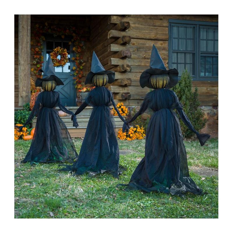2025 Halloween-Special 🧙‍♀️Beleuchtete Halloween-Hexenstangen