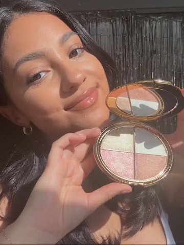 LUHAKA® Glow-Garderobe mit Palette für Augen und Wangen