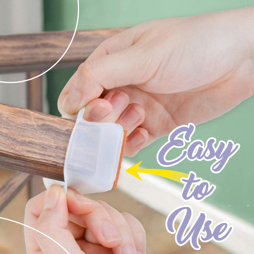 Furniture Leg Silicone Felt Protection Cover