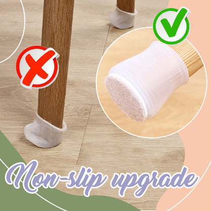 Furniture Leg Silicone Felt Protection Cover