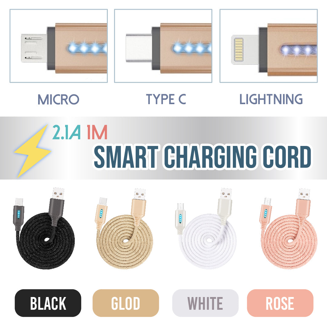 Glowing Smart Charging Cord